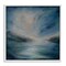 Stupell Industries Blue Hour Abstract Landscape Framed Giclee Wall Art Design by Lydia Orange